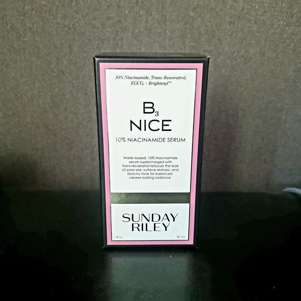 Sunday Riley B3 Nice Niacinamide Serum with Pink Accents